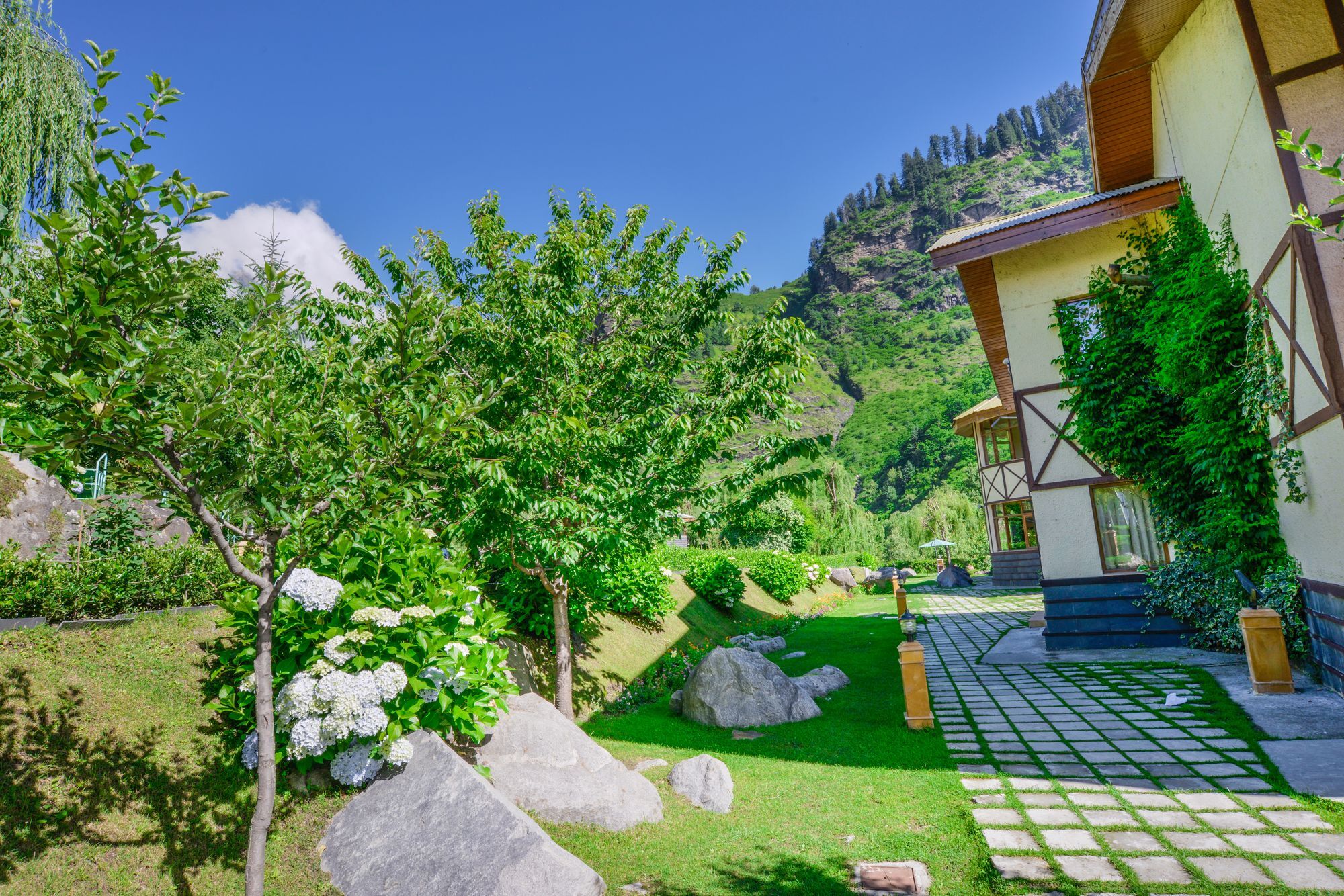 Solang Valley Resort Palchān Exteriör bild